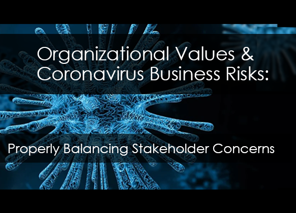 Organizational Values & Coronavirus Business Risks | Join Our Webinar June 18