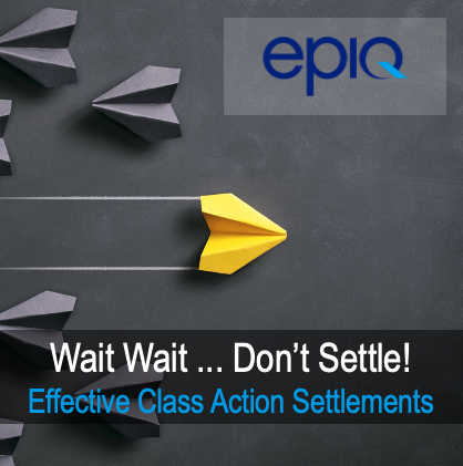 Epiq Class Action Settlement Efficiency