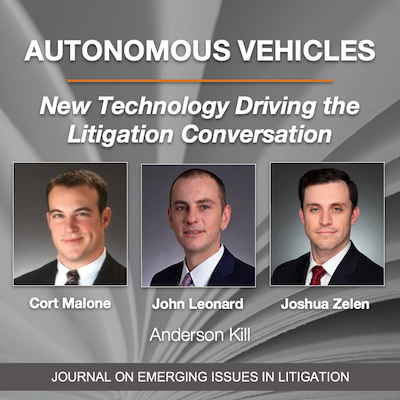 Autonomous Vehicles: The New Technology Driving the Litigation Conversation