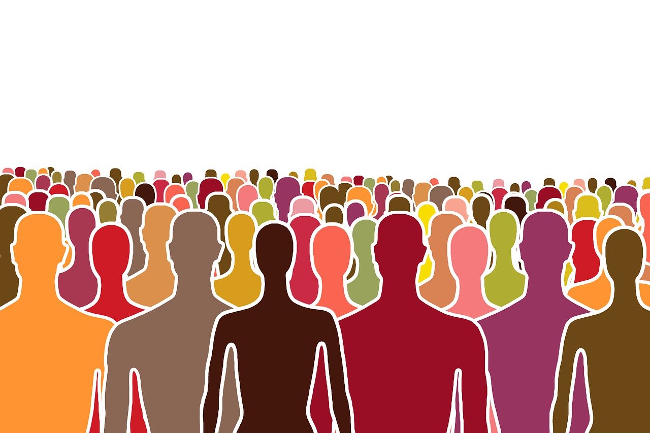 Different colored people to show Diversity, Equity, and Inclusion (DEI) concept